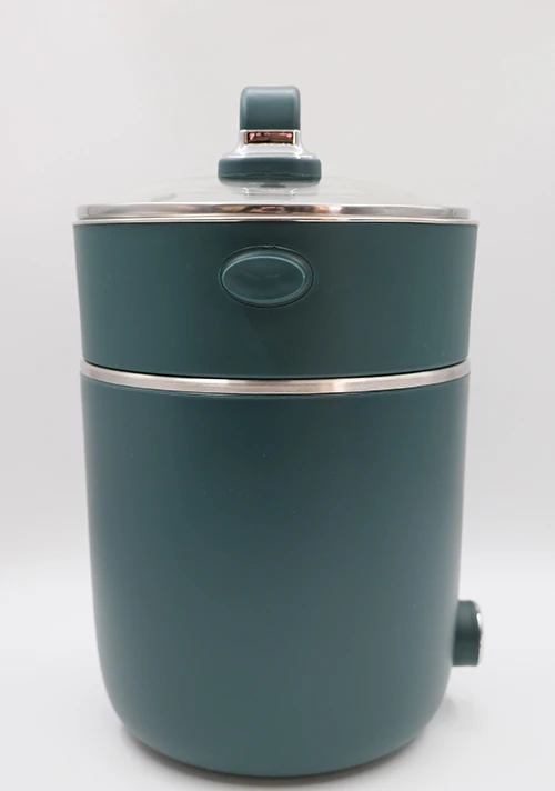 YODOIT Dunkelgr&uuml;ner 1,2 l multifunktionaler Mini-Elektro-Kochtopf