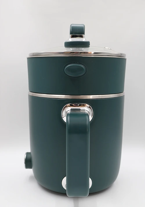 YODOIT Dunkelgr&uuml;ner 1,2 l multifunktionaler Mini-Elektro-Kochtopf