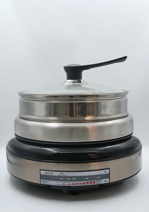 YODOIT 4L Multifunktionaler abnehmbarer elektrischer Kochtopf (mit Grillpfanne)