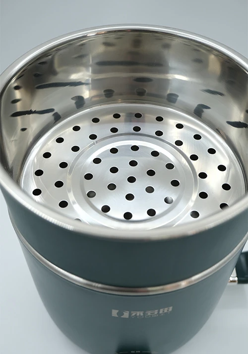 YODOIT Dunkelgr&uuml;ner 1,2 l multifunktionaler Mini-Elektro-Kochtopf