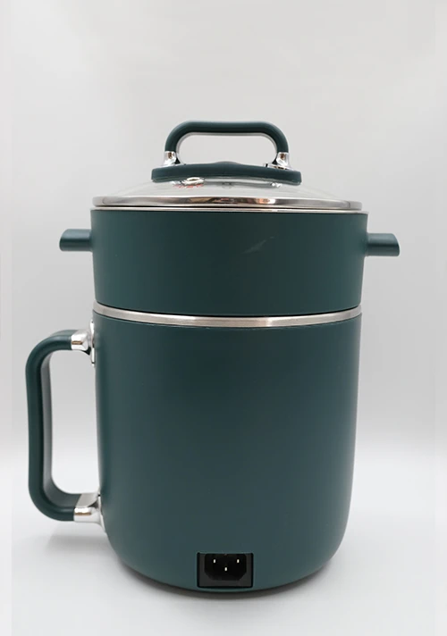 YODOIT Dunkelgr&uuml;ner 1,2 l multifunktionaler Mini-Elektro-Kochtopf