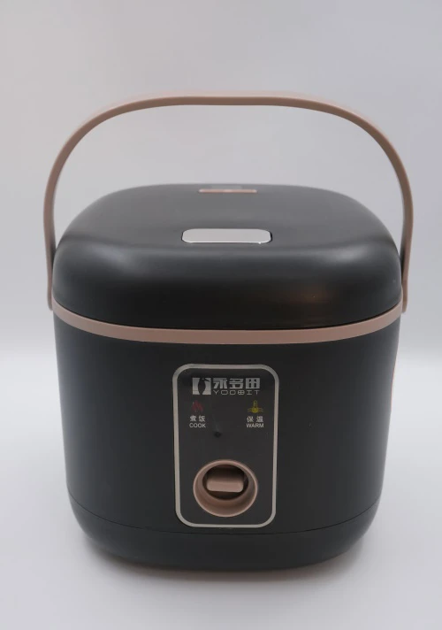 YODOIT Grauer kompakter quadratischer Kocher 1,5 l (350 W)