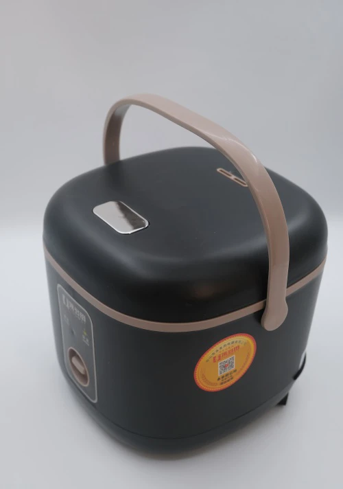 YODOIT Grauer kompakter quadratischer Kocher 1,5 l (350 W)